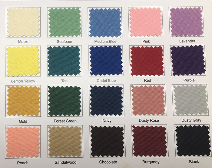 Napkin colors